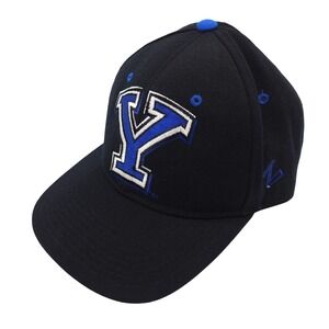 Zephyr Graf-X BYU Cougars Ball Cap Fitted Black NCAA Hat Size 7 1/2 Wool Vintage